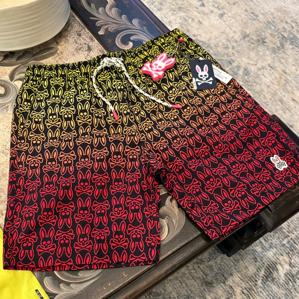 Men's Psycho Bunny Swim Shorts Size Med